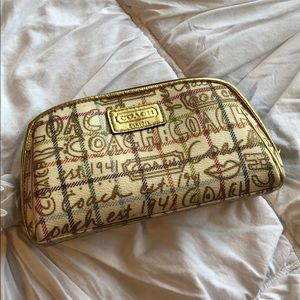 Coach Zip-up Pouch